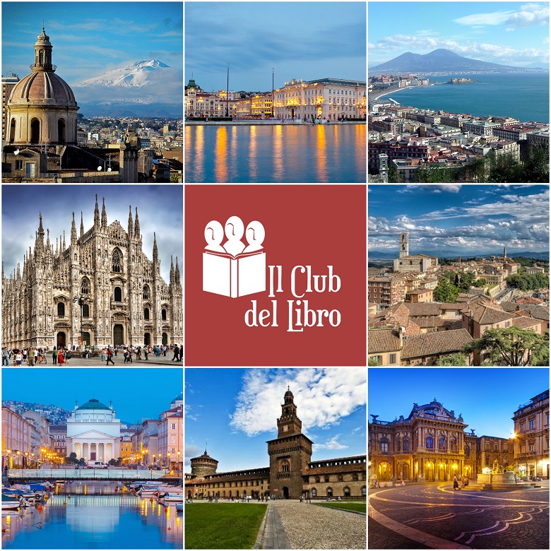 Collage città proposte per il quinto raduno nazionale de Il Club del Libro