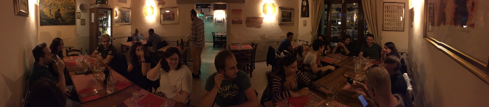 Foto di gruppo raduno nazionale Club del Libro - Roma 2015 - Ristorante Ponte Vittorio