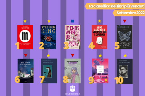 La classifica dei libri più venduti - Settembre 2022 - Il Club del